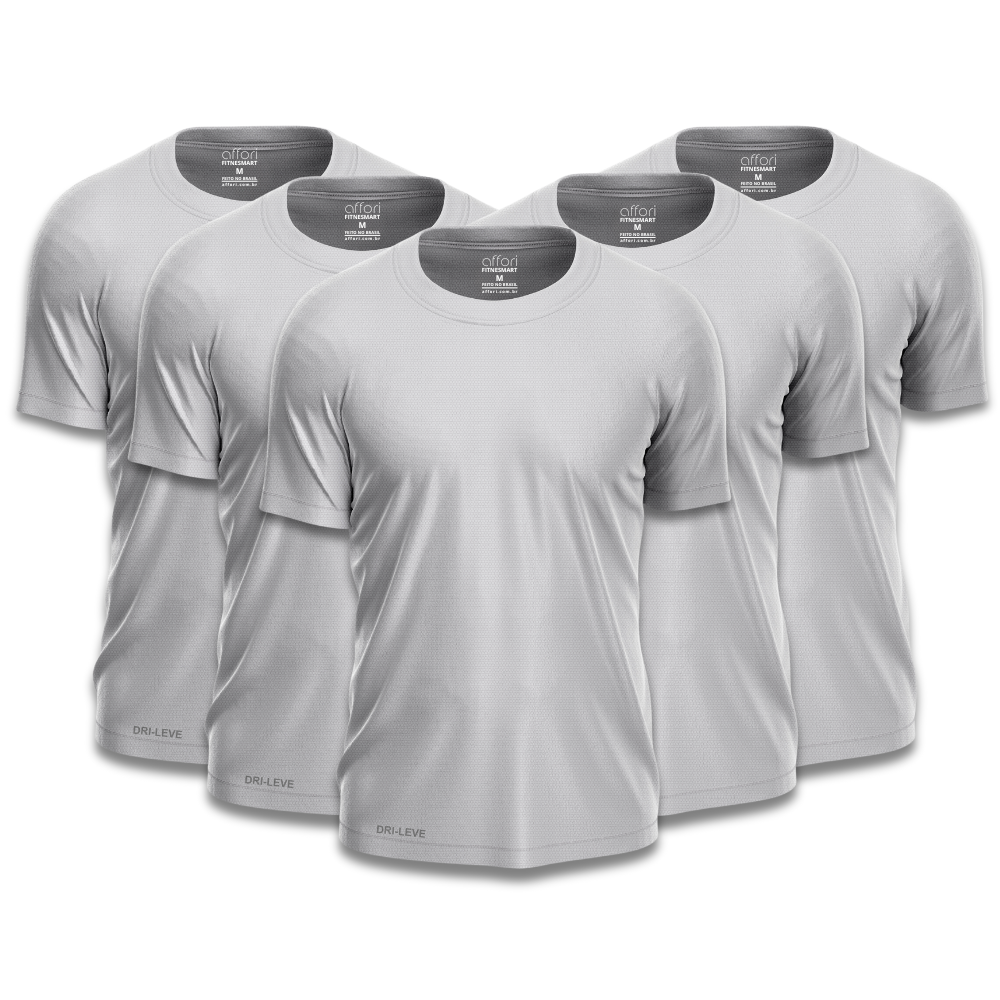 Set di 5 magliette da palestra dry fit da uomo – antisudore - FieroFit