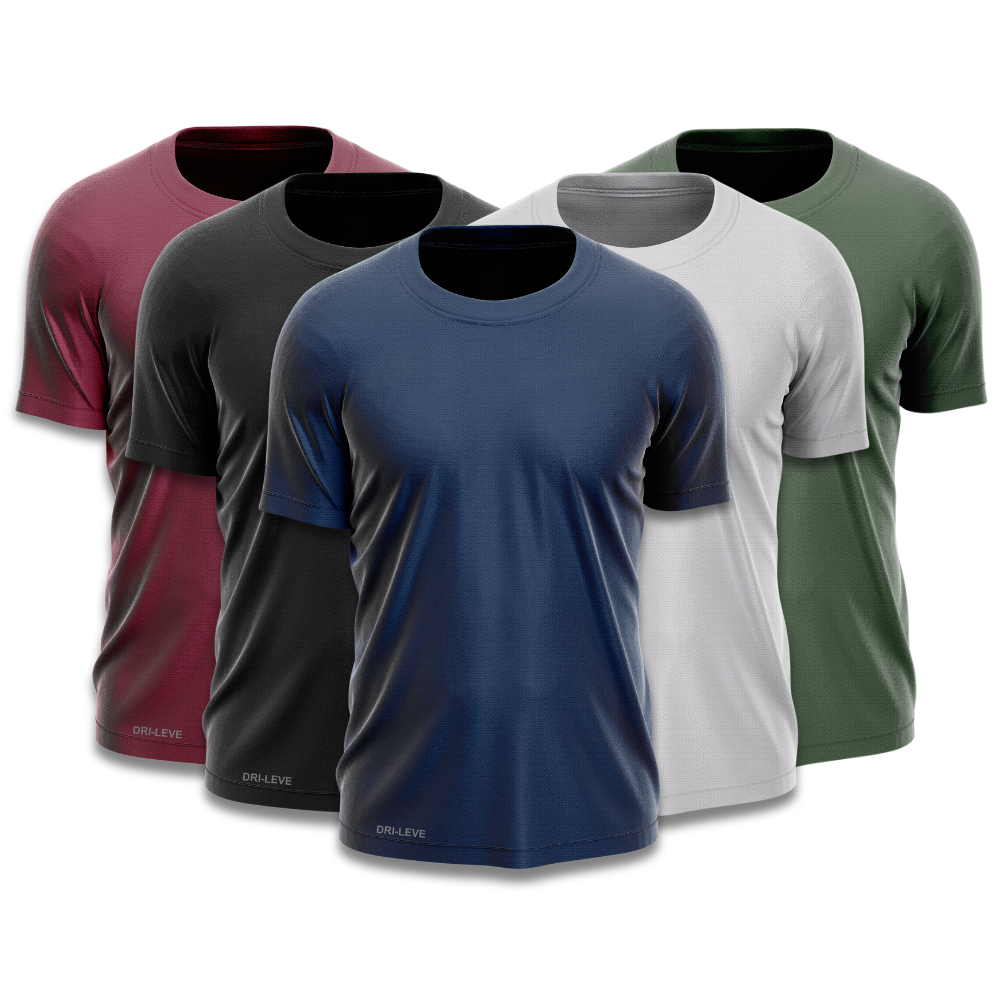 Set di 5 magliette tecnologiche da uomo - FieroFit