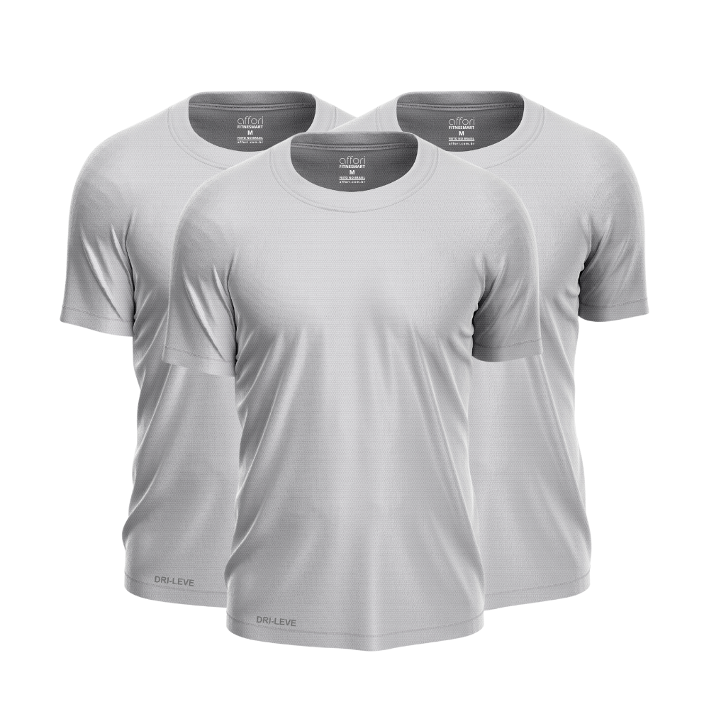 Set di 3 magliette da allenamento Dry Fit per uomo - antisudore - FieroFit