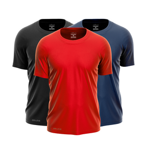 Set di 3 magliette da allenamento Dry Fit per uomo - antisudore - FieroFit