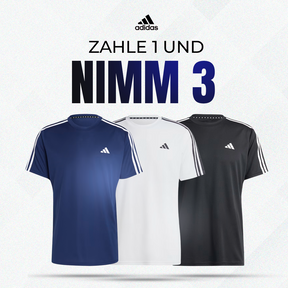 3 magliette da allenamento Adidas Essentials 3-Stripes (acquistane 1 e ricevine 3 gratis)