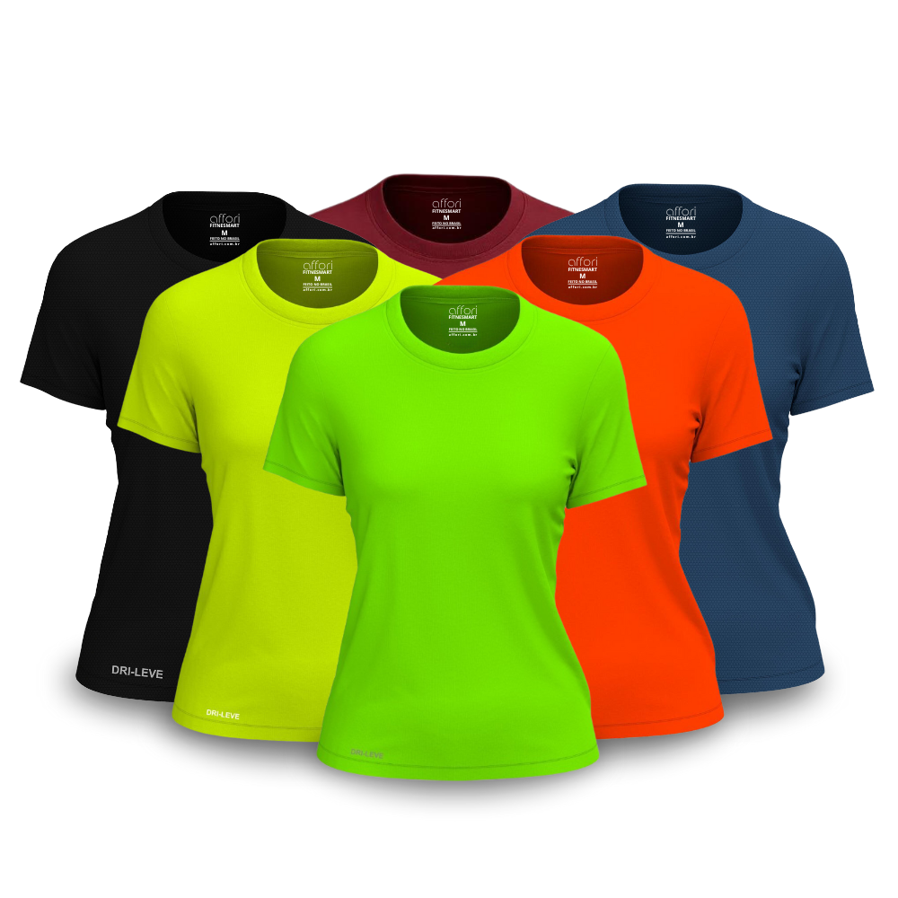 Set di 6 magliette da donna antisudore - FieroFit