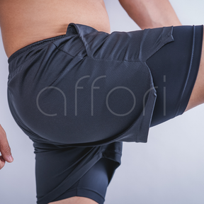 Confezione da 3 pantaloncini compressivi 2 in 1 - Offerta anniversario - FieroFit