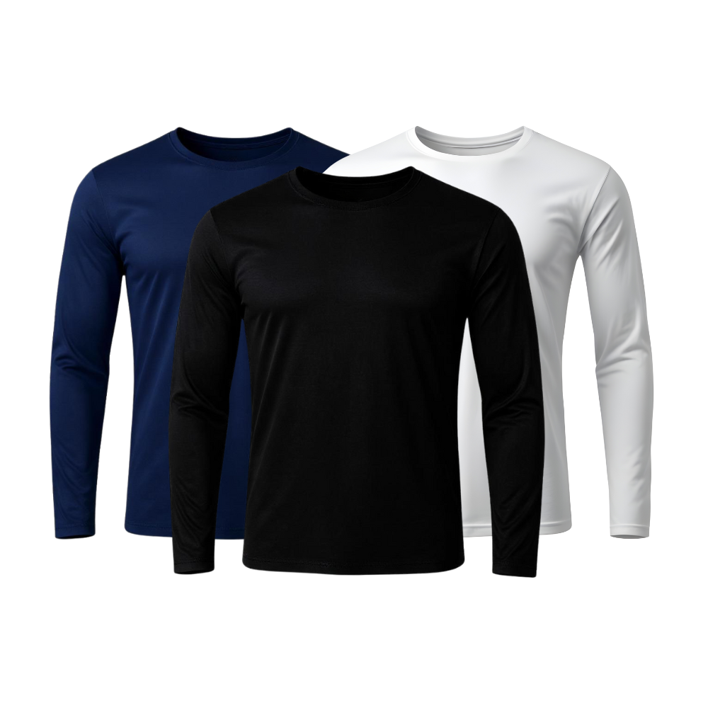 Confezione da 3 magliette tecnologiche a maniche lunghe - ThermoShirt - FieroFit