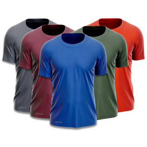 Set di 5 magliette tecnologiche da uomo - FieroFit