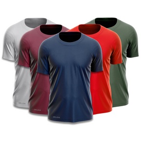 Set di 5 magliette tecnologiche da uomo - FieroFit