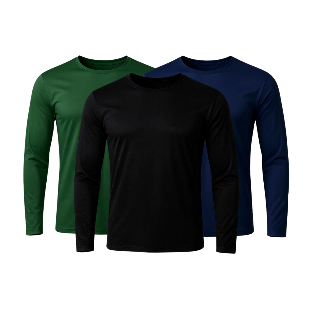 Confezione da 3 magliette tecnologiche a maniche lunghe - ThermoShirt - FieroFit