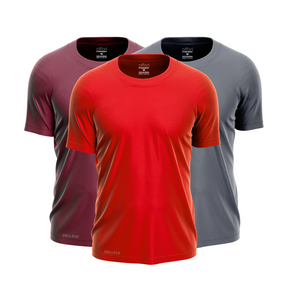 Set di 3 magliette da allenamento Dry Fit per uomo - antisudore - FieroFit