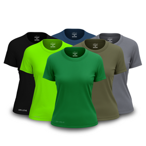 Set di 6 magliette da donna antisudore - FieroFit