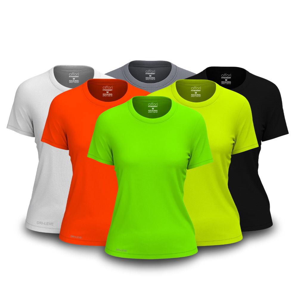 Set di 6 magliette da donna antisudore - FieroFit