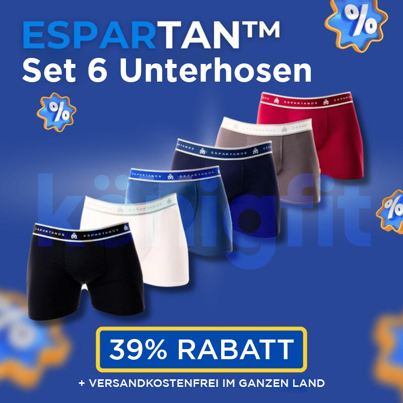 Set di 6 boxer tecnologici Espartan™ - Microfibra - FieroFit
