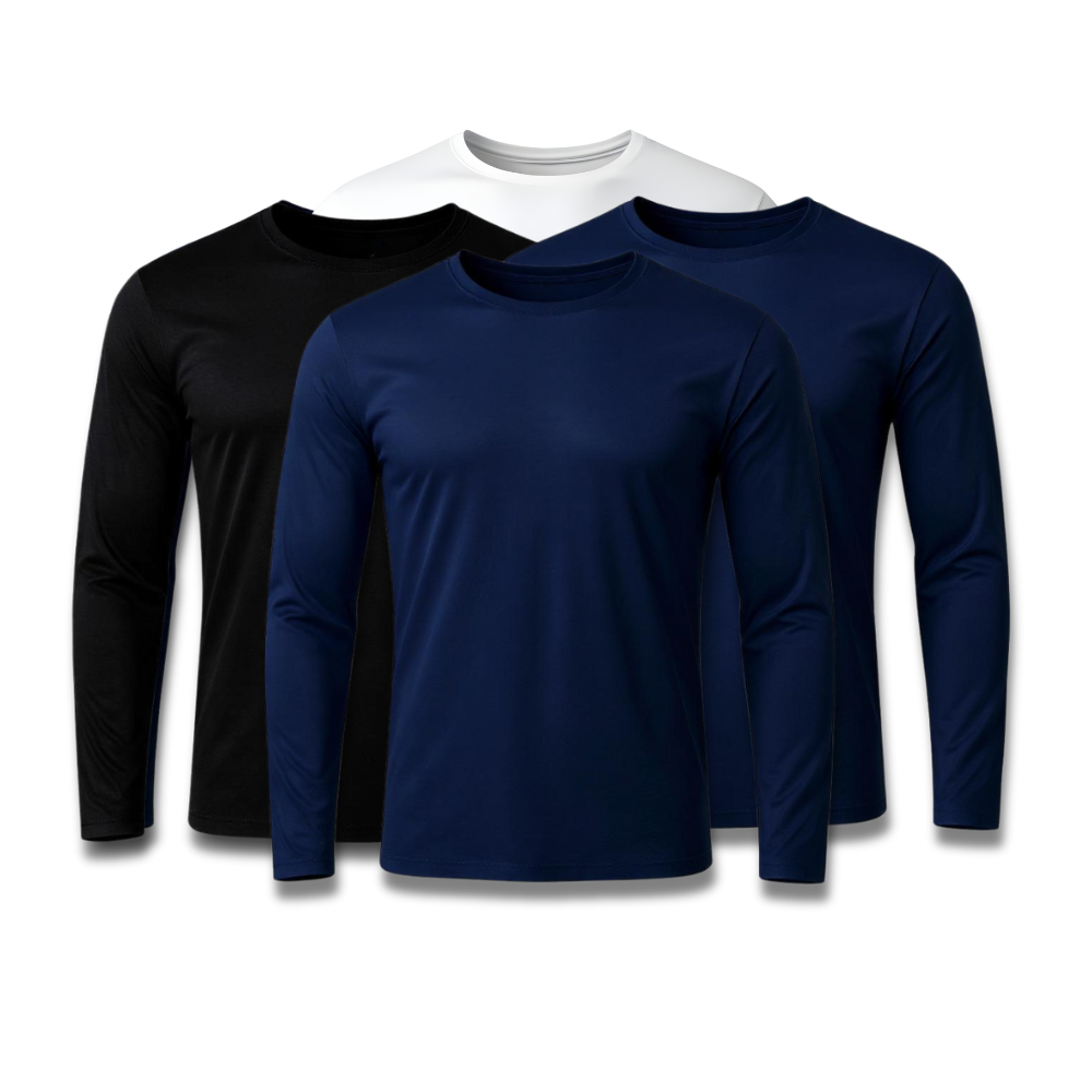 Set di 4 magliette a maniche lunghe con tecnologia - Promozione invernale - FieroFit