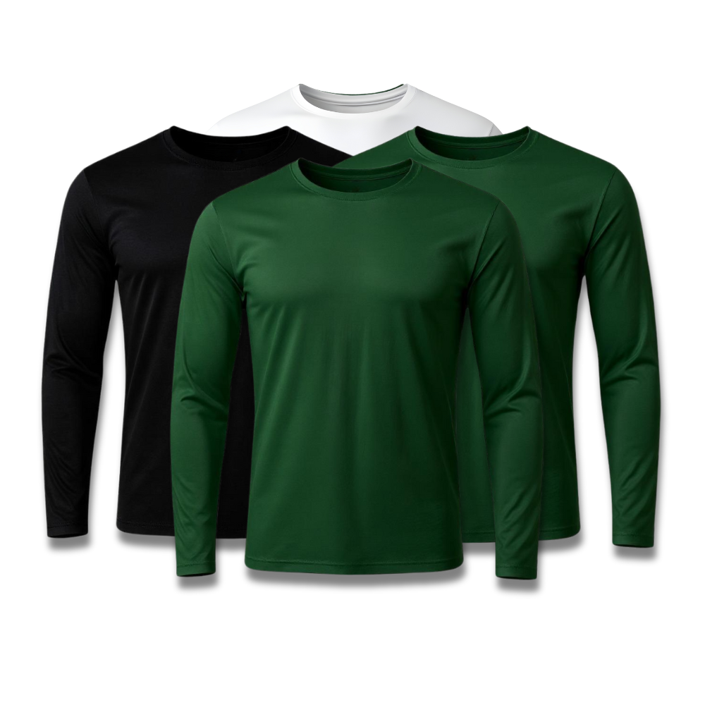 Set di 4 magliette a maniche lunghe con tecnologia - Offerta anniversario - FieroFit