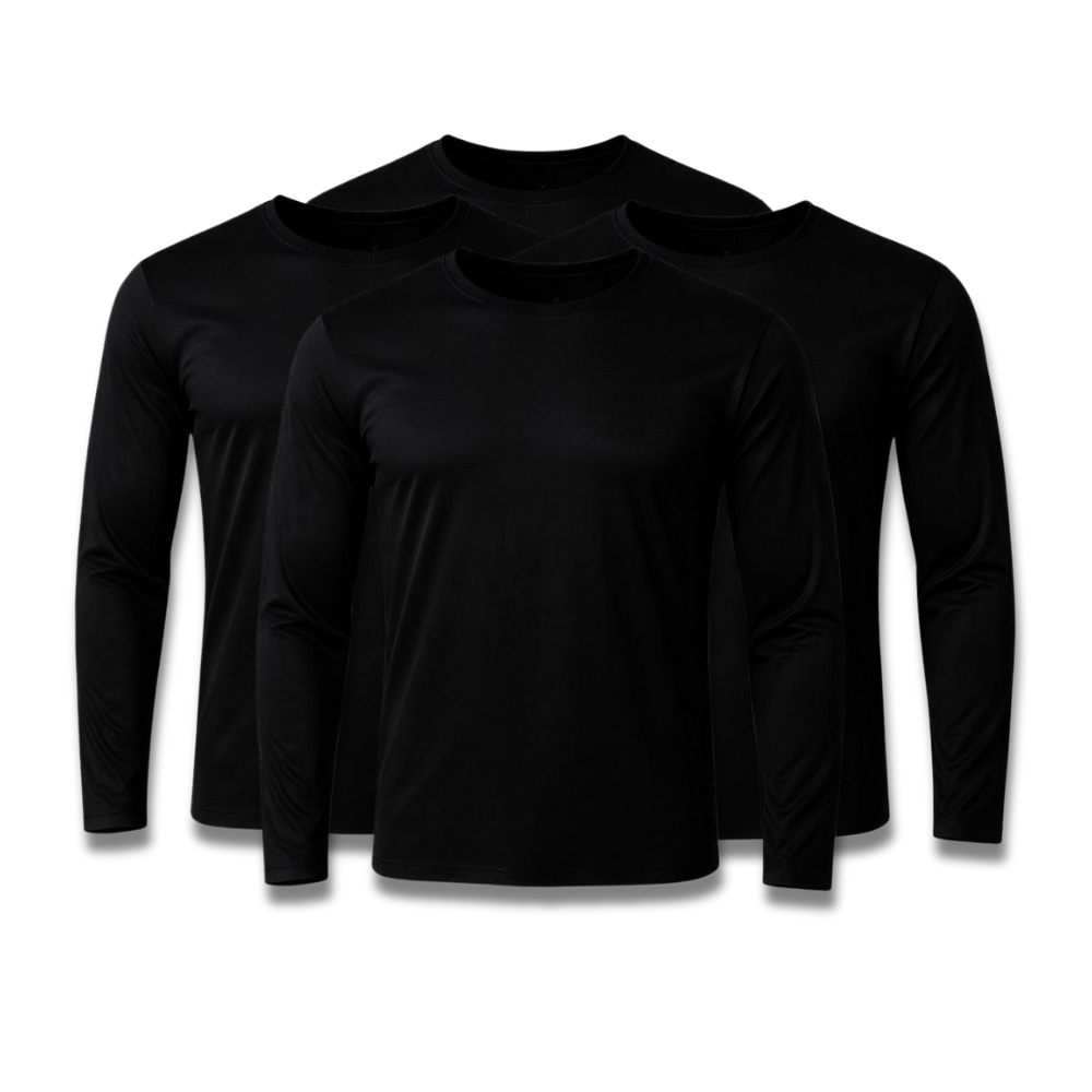 Set di 4 magliette a maniche lunghe con tecnologia - Offerta anniversario - FieroFit