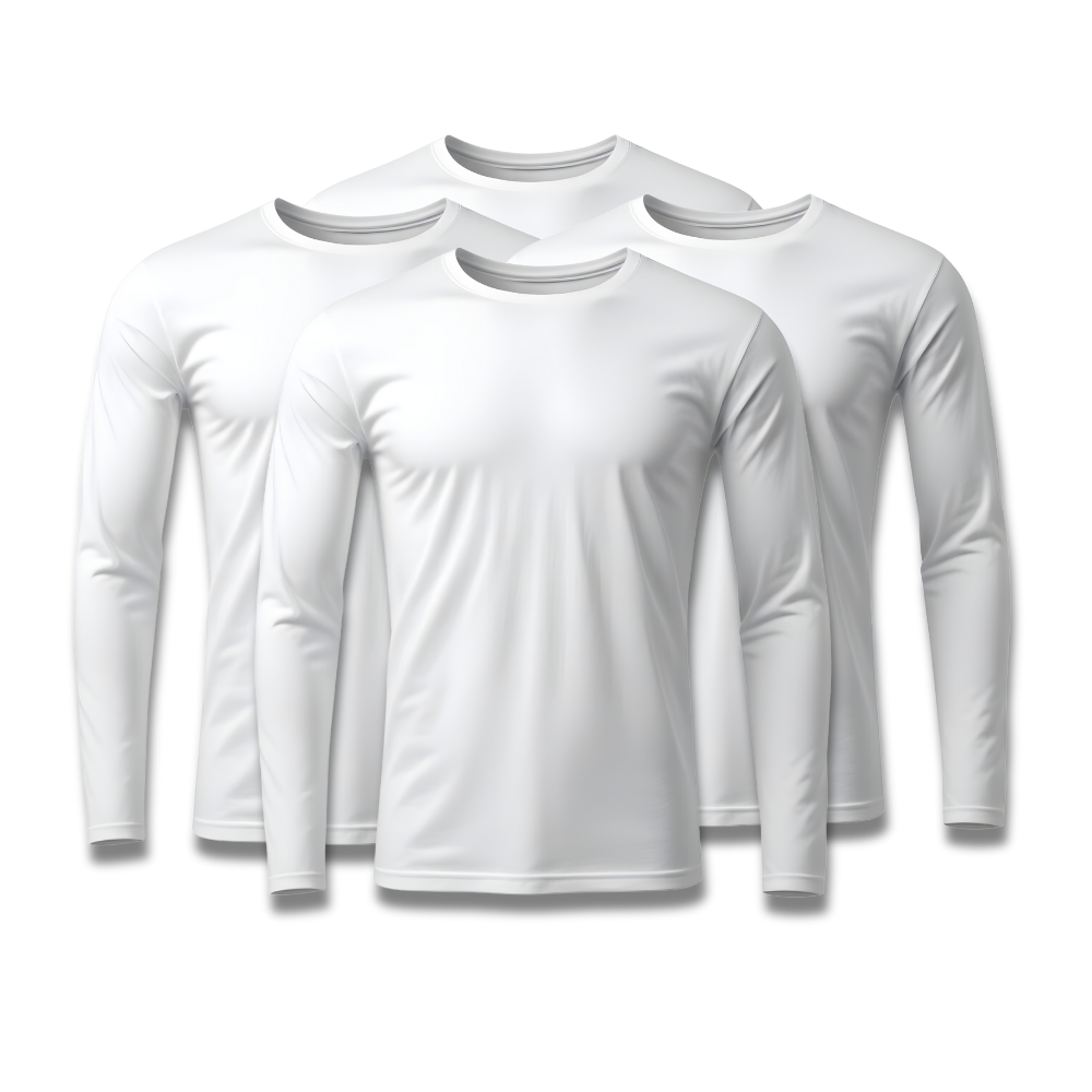 Set di 4 magliette a maniche lunghe con tecnologia - Offerta anniversario - FieroFit