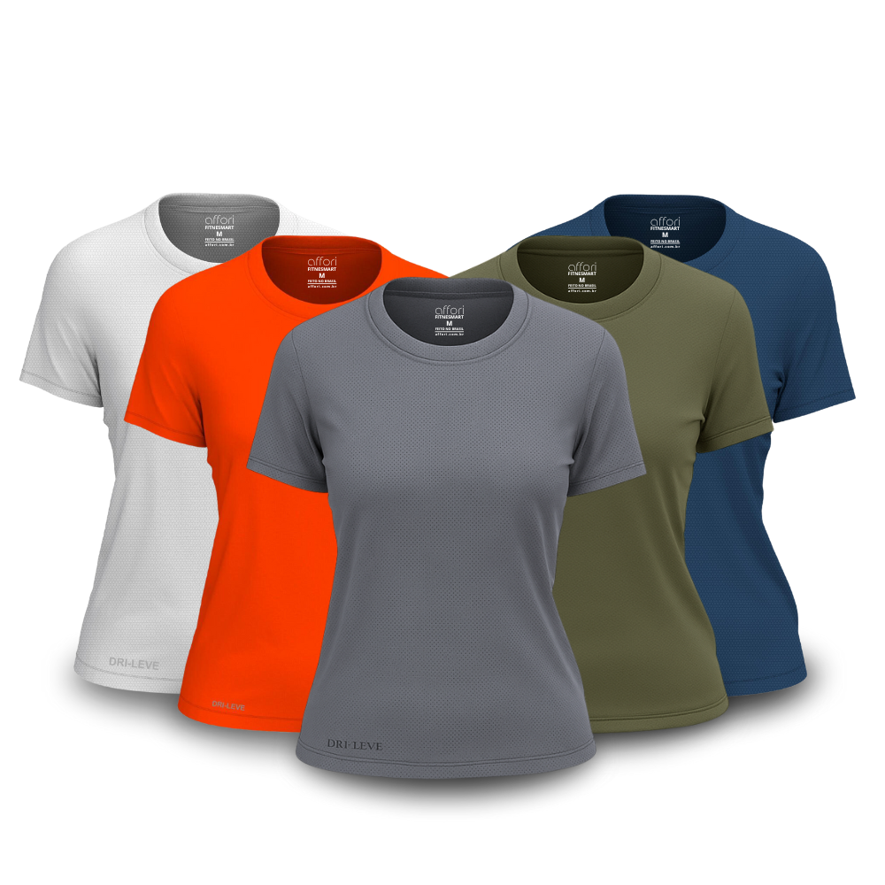 Set di 5 magliette tecnologiche da donna - Offerta anniversario - FieroFit