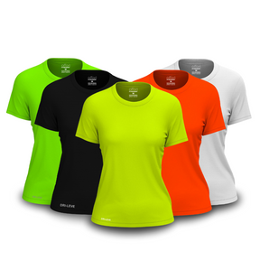 Set di 5 magliette dry fit da donna per la palestra – antisudore - FieroFit