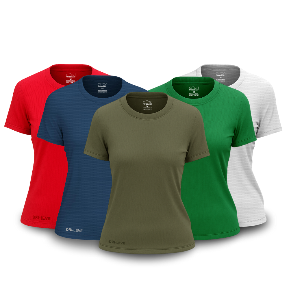 Set di 5 magliette tecnologiche da donna - Offerta anniversario - FieroFit