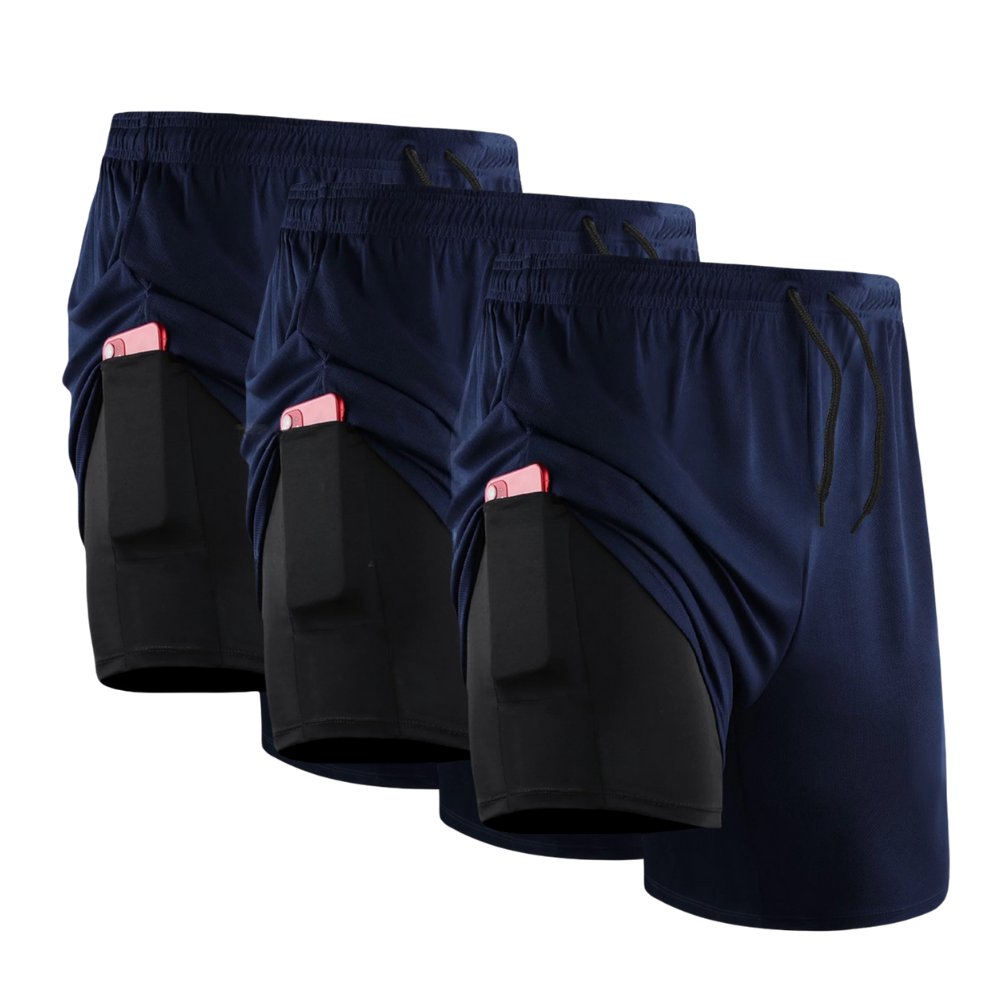 Acquista 2 e ricevi 3 - Pantaloncini a compressione 2 in 1 - FieroFit