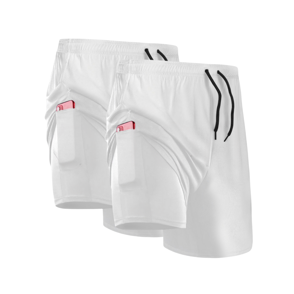Set di pantaloncini a compressione 2 in 1 - FieroFit
