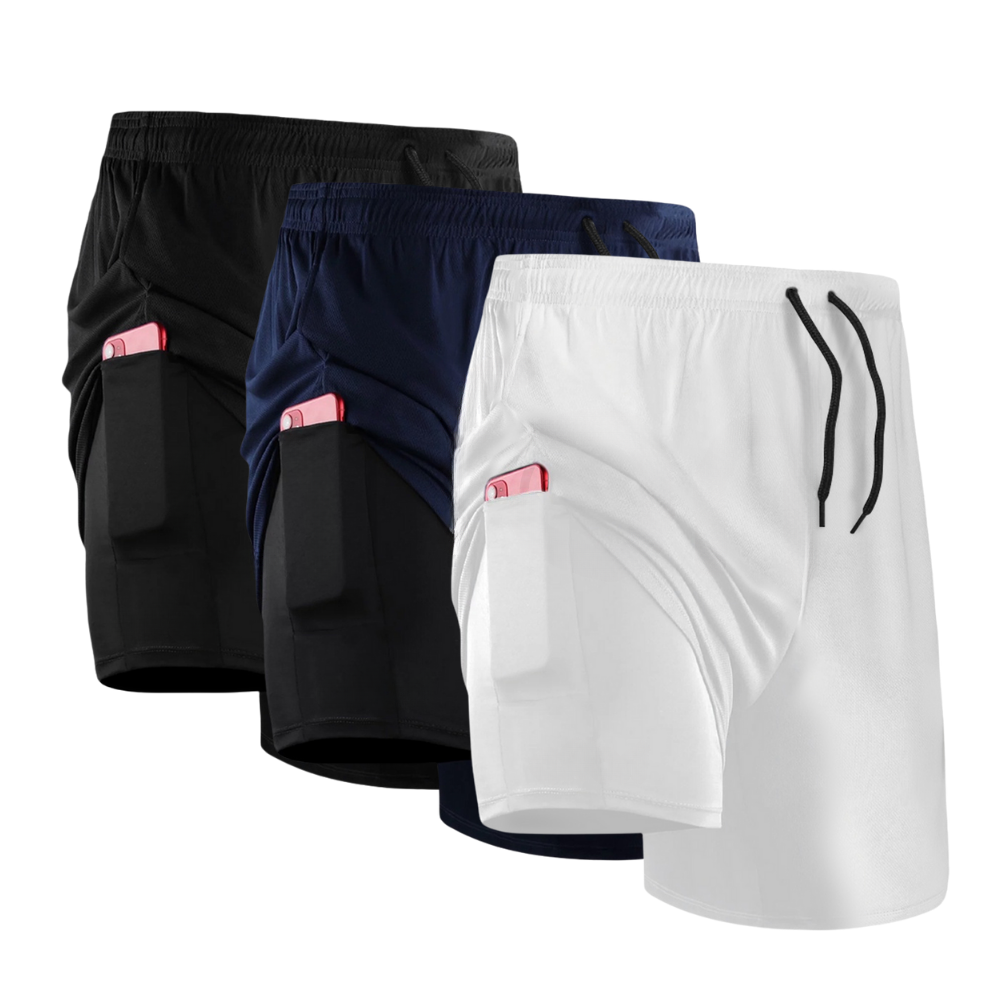 Acquista 2 e ricevi 3 - Pantaloncini a compressione 2 in 1 - FieroFit