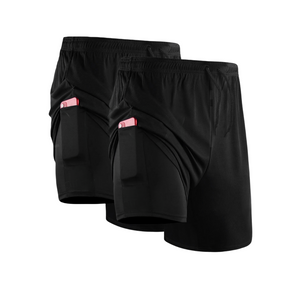 Set di pantaloncini a compressione 2 in 1 - FieroFit