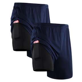 Set di pantaloncini a compressione 2 in 1 - FieroFit